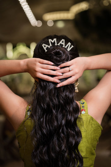 Pearl Personalised Hairpins