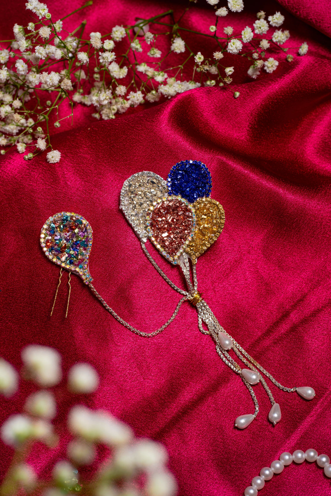 Celestial Balloon Hairpin Set