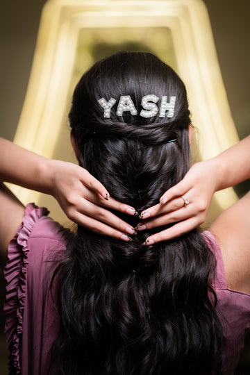 Partial Payment for Pearl Shine Name Hair Pin - 1 Alphabet (Pay ₹1000 Now, Rest on Delivery) 1766387154-553