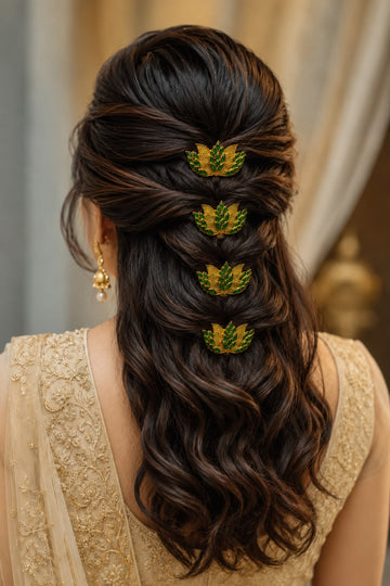 Lotus Glory Hairpins (Set of 4)