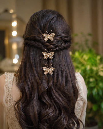 Butterfly Winged Hairpins (Set of 3)
