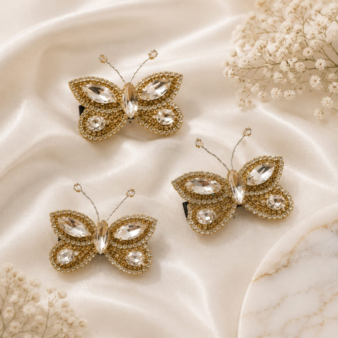 Butterfly Winged Hairpins (Set of 3)