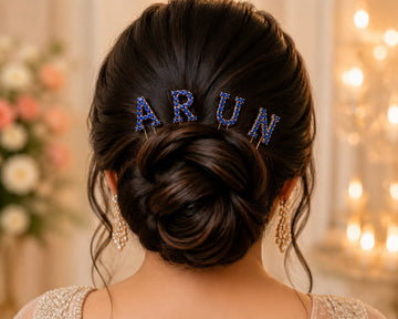 Blue Shine Hairpins