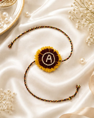 Sunflare Monogram Rakhi