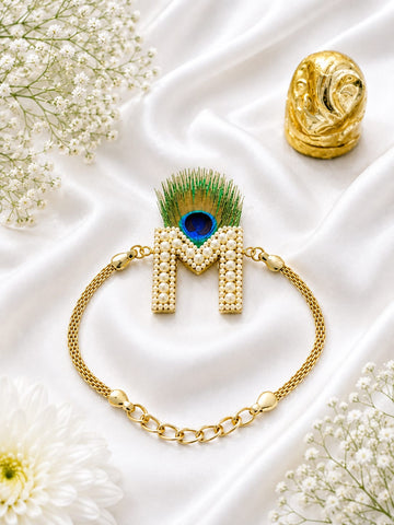 Pearl Peacock Signature Rakhi