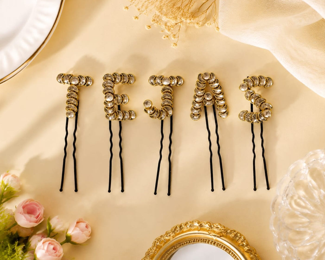 Lustre Kundan Hairpins